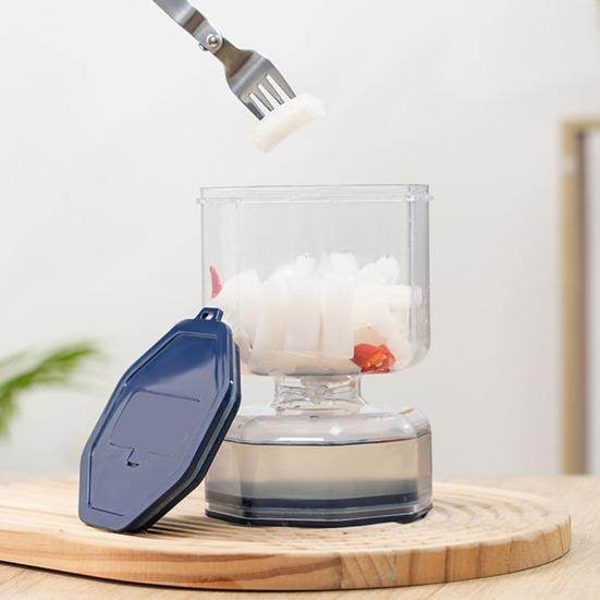 Pickle Jar With Flip Strainer