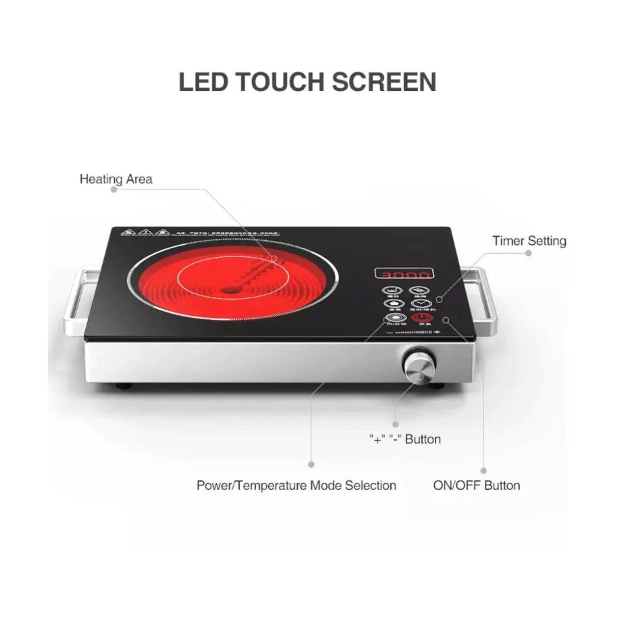 Electric Infrared Induction Stove Top