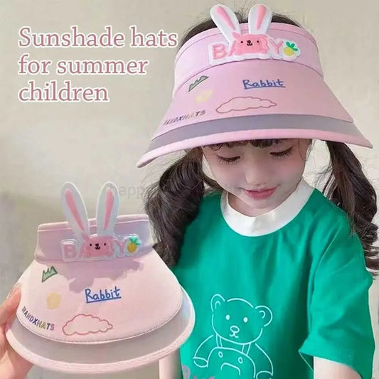 Children's Rabbit Ear Fan Sun Screen Hat (2-14 years)