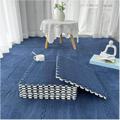 Fluffy Interlocking Carpet (9 pcs) - DMC Wholesale