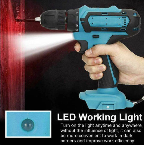 Cordless Drill Kit (2 Batteries)(24V) - Alt View