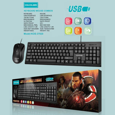 Keyboard Mouse Combo Gaming Set