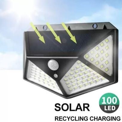 Pack of 6 Four Direction Outdoor Solar Wall Lamp (Small)