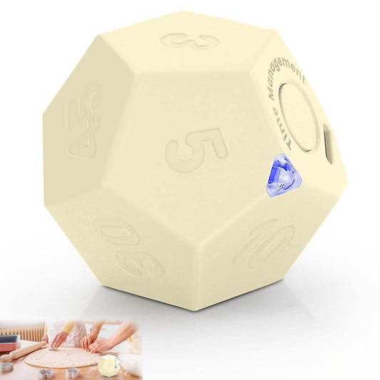 Rotating Cube Clock For Desk And Kitchen