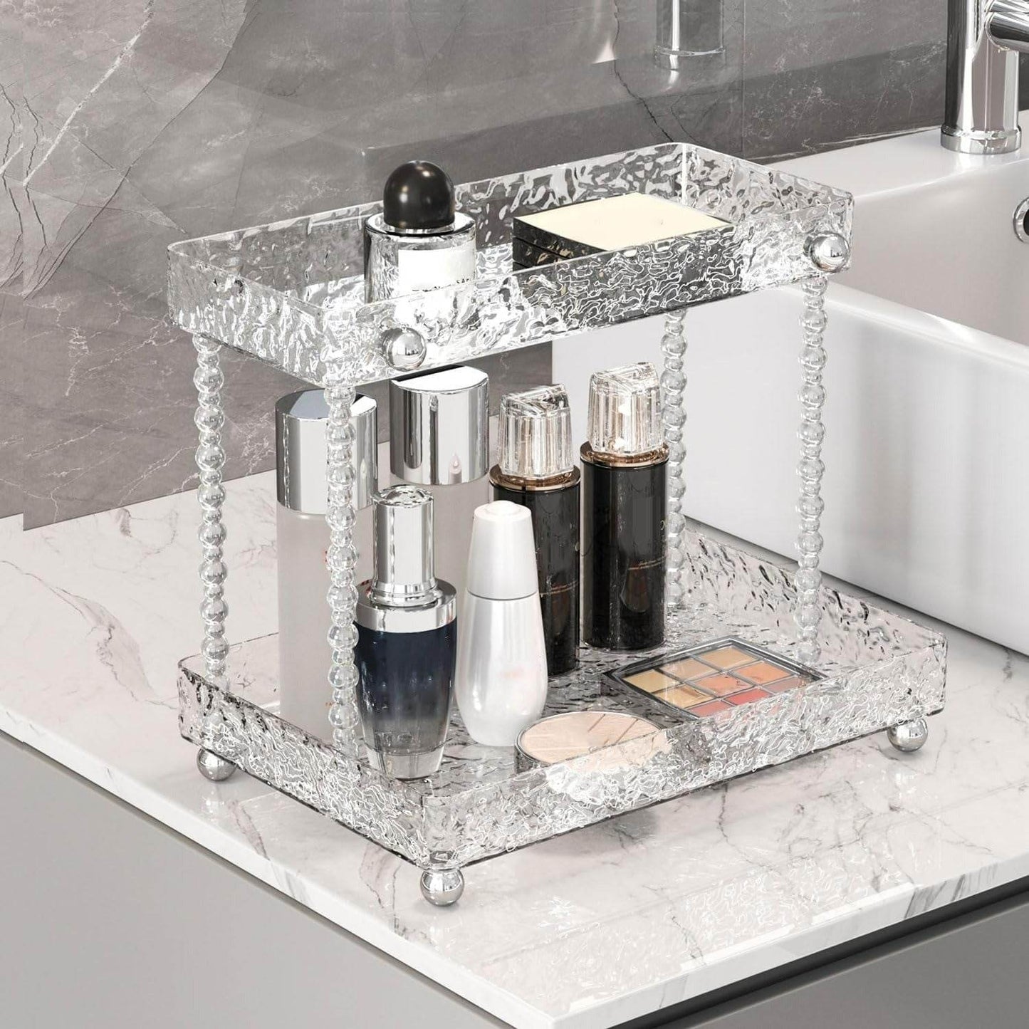 Bathroom Make-Up Organiser (2 Tier)