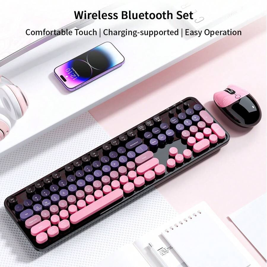 MOFII Sweet Wireless Keyboard and Mouse Combo