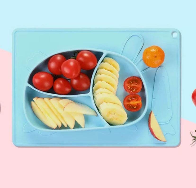 Silicone Dinner Plate For Little Ones