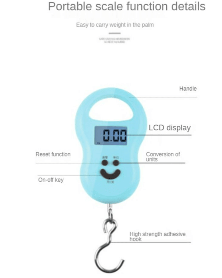 Digital Fishing Hanging Hook Scale