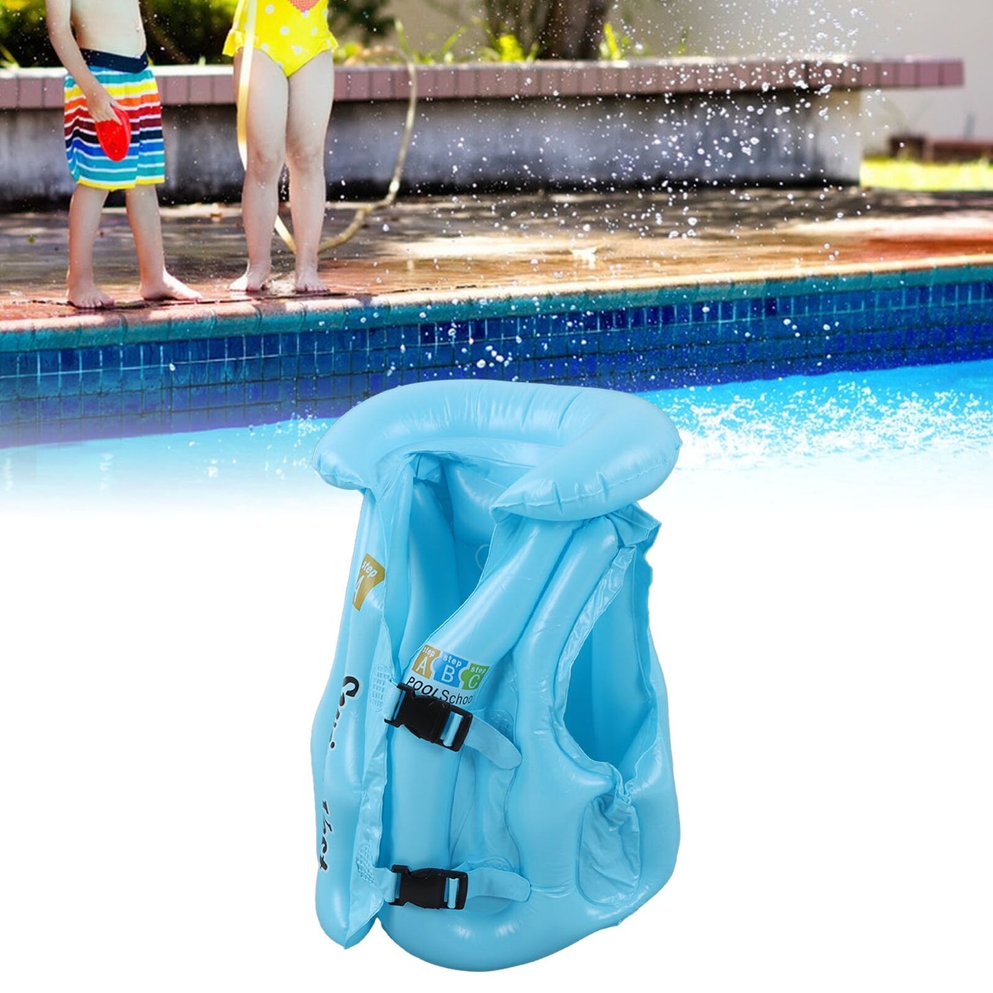 Inflatable Plastic Life Jacket Swim Vest