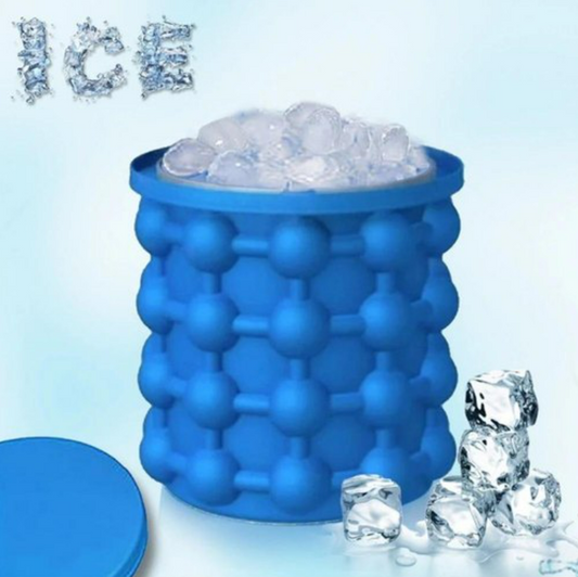 2in1 Magic Silicone Ice Cube Bucket Genie