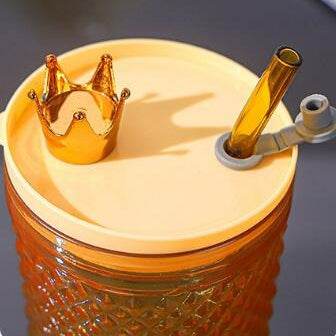 Golden Crown Glass Tumbler (600ml)(Each)