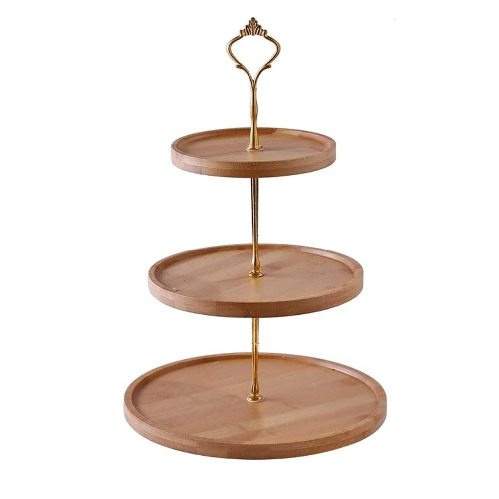 Decorative Cupcakes And Fruit Serving Stand