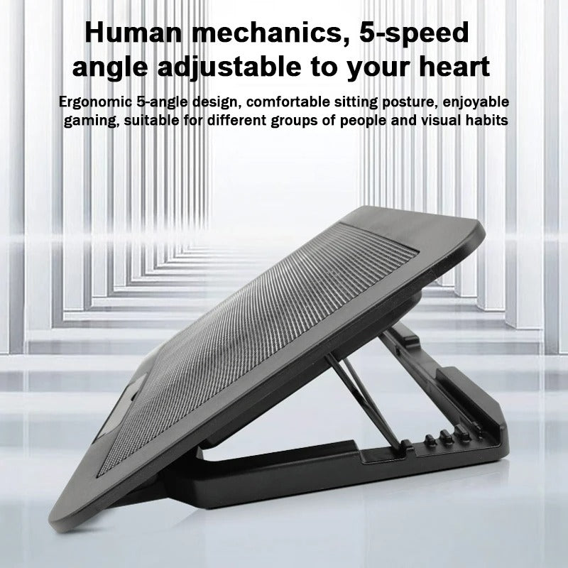 Dual Fine Tech Laptop Cooler Pad