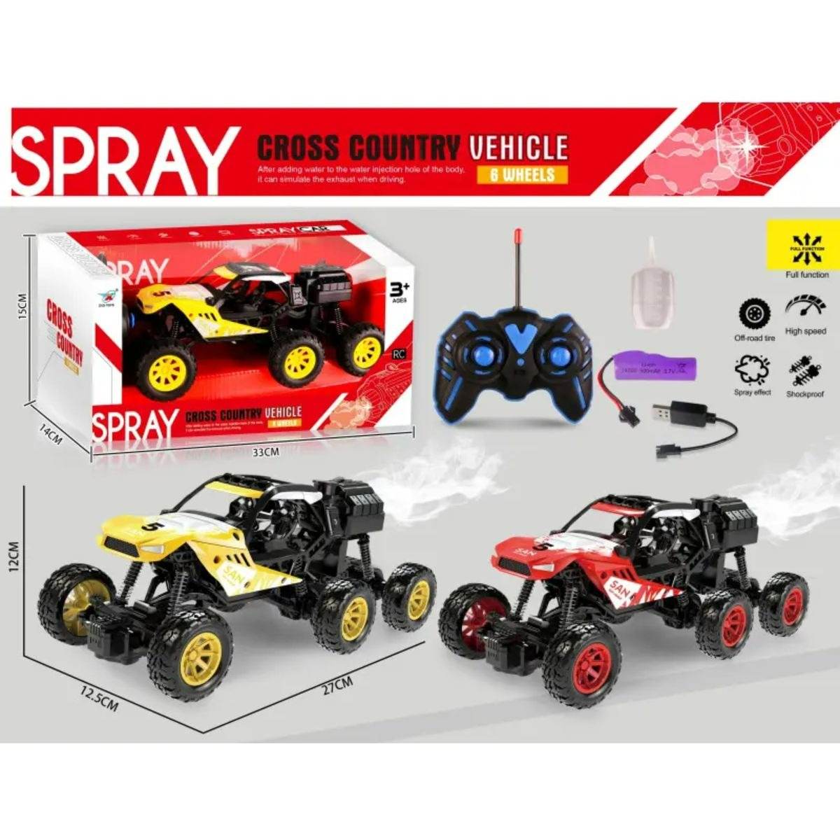 Six Wheel Cross Country Spray Car