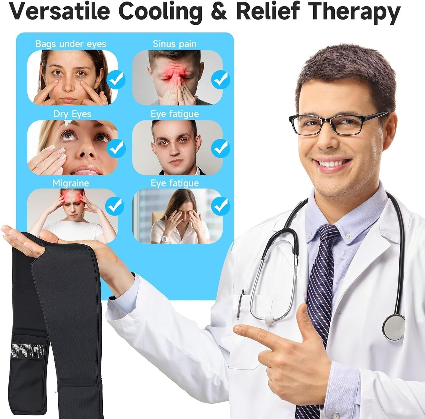Cooling Eye Mask (Migraine Relief)