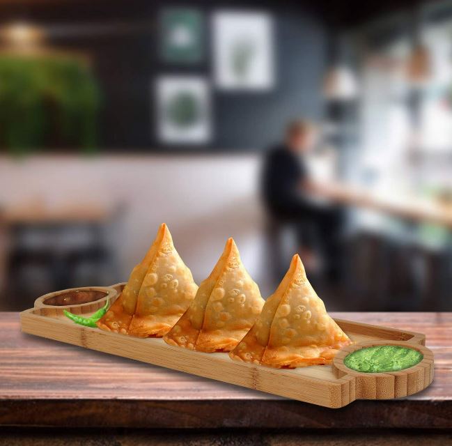 Bamboo Appetizer Platter (14x39cm)