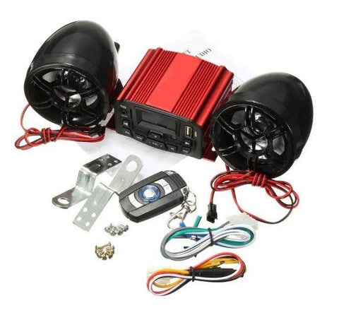 Audio Remote Control Motorcycle Sound System (12V) - Alt View