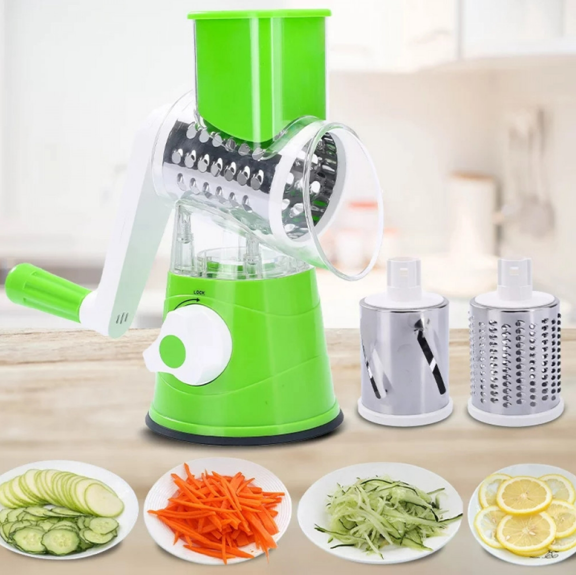 Tabletop Drum Grater