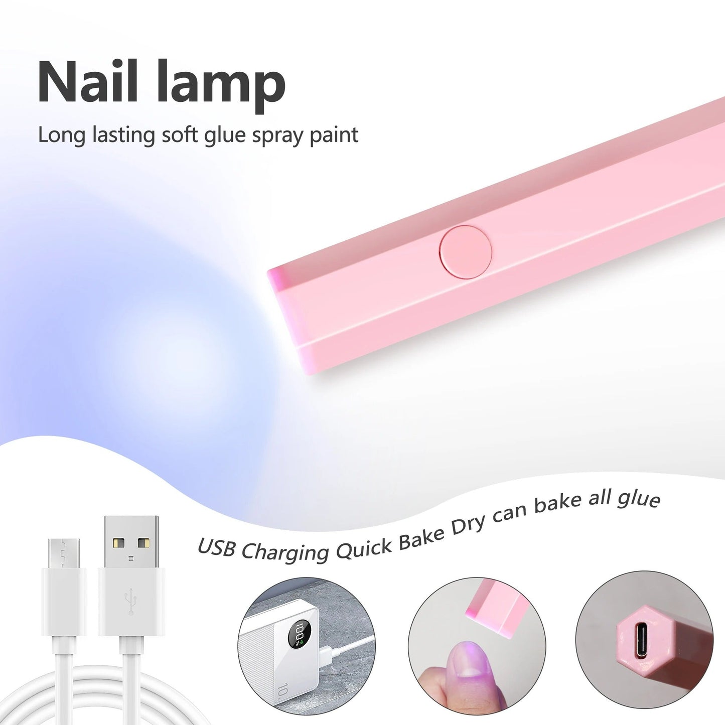 USB UV Pen Nail Drying Torch