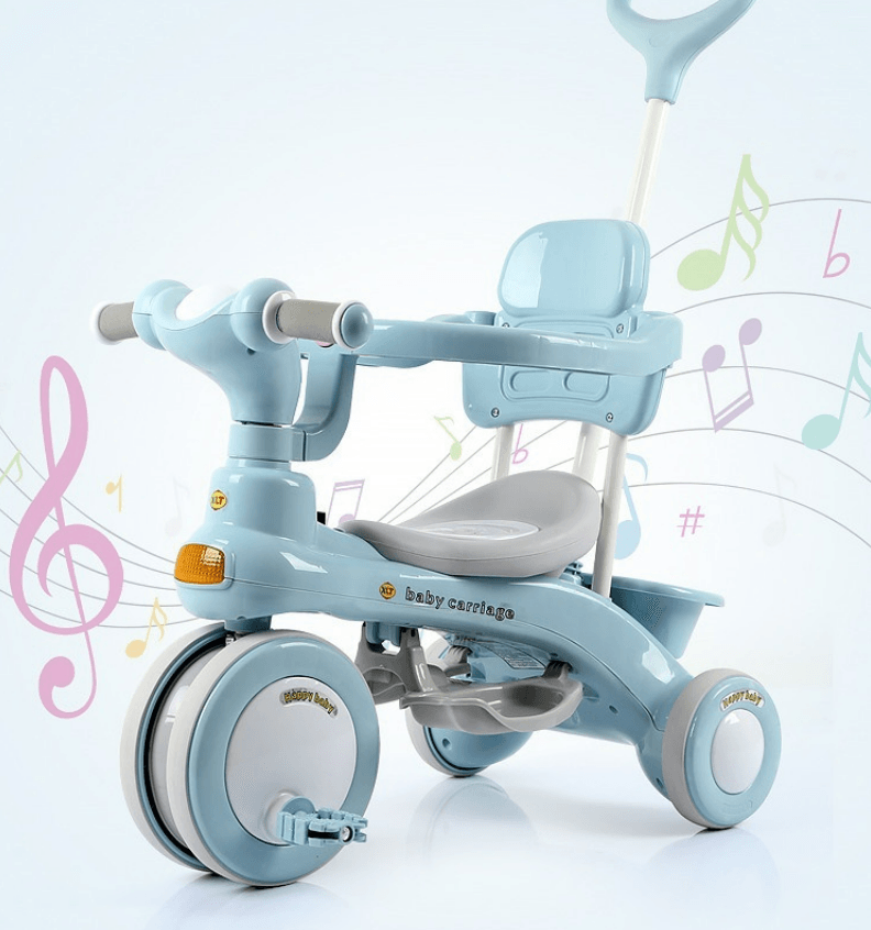 Tricycle Stroller With Lights And Music For Children