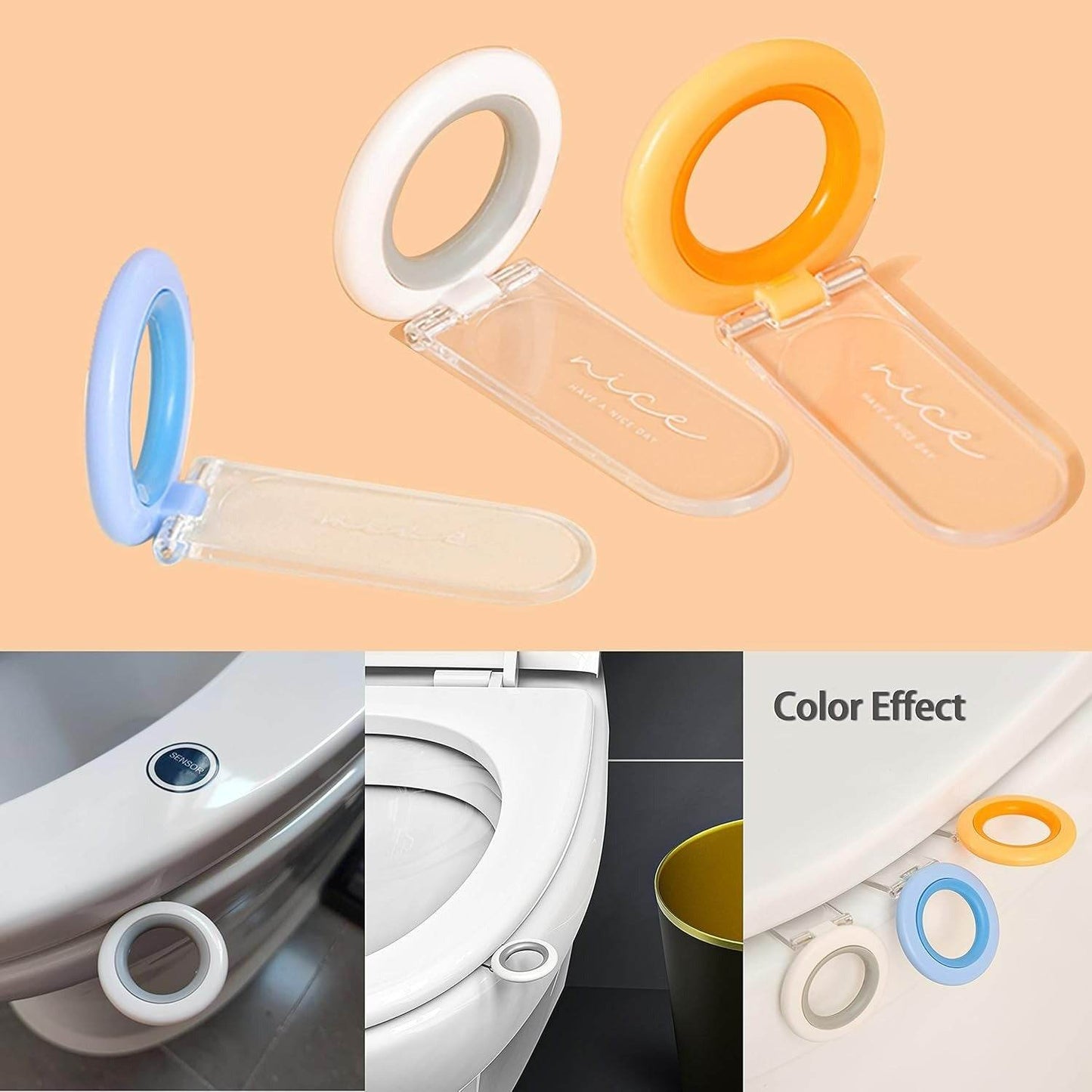 Toilet Seat Lifter Cover Handle (2 pcs)