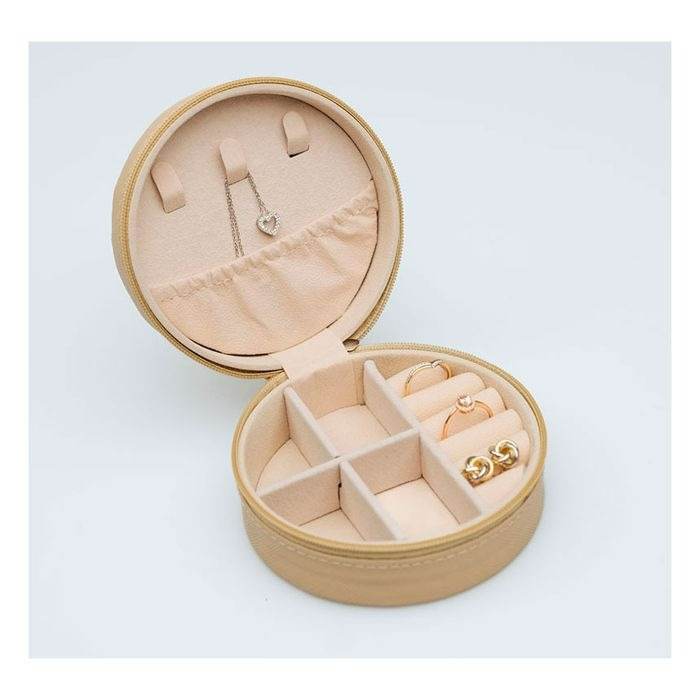 Round Jewellery Storage Box
