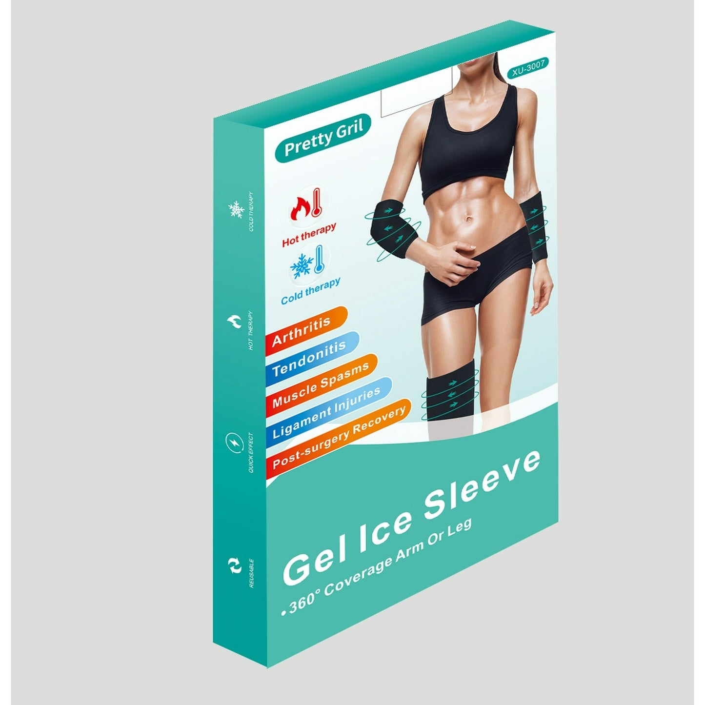 Reusable Elbow Ice Pack Sleeve