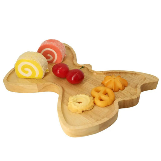 Wooden Butterfly Fruit Plate