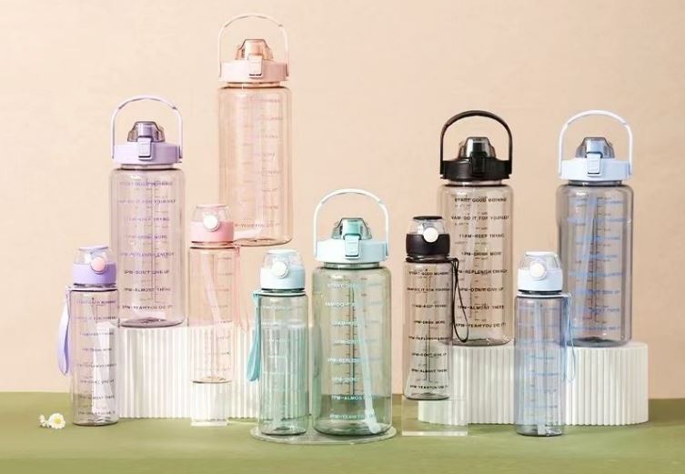 Combo: Clear Motivational Bottle (2 pcs)