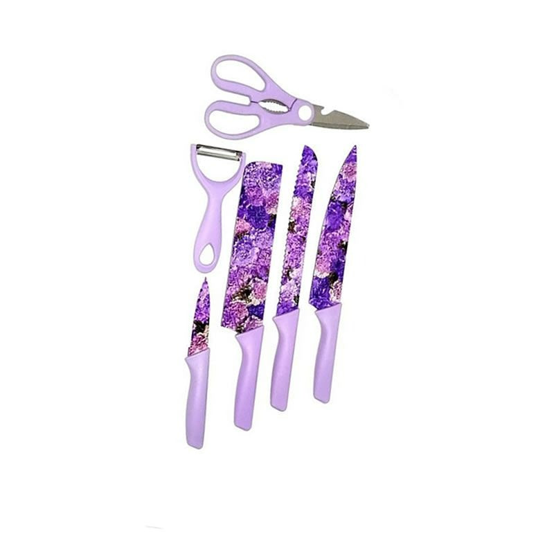 Stainless Steel Corrugated Knife Set (6 pcs)