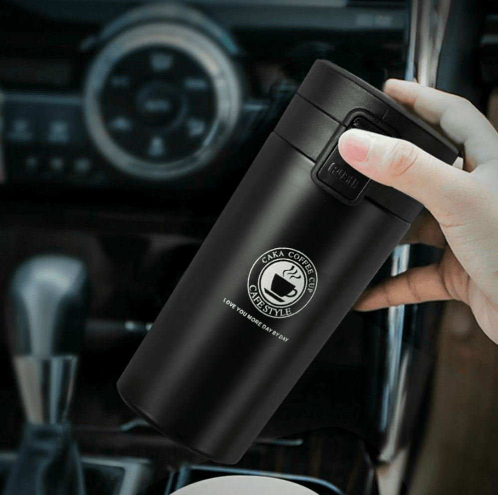 Double Wall Vacuum Insulated Travel Coffee Cup (380ml)