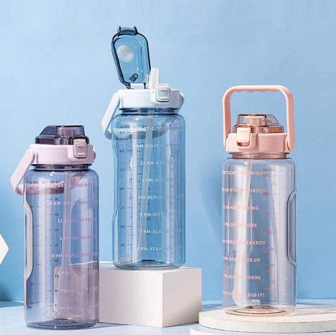 Combo: Clear Motivational Bottle (2 pcs)