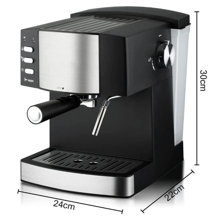 Espresso, Latte, Cappuccino Coffee Maker (1.6L)