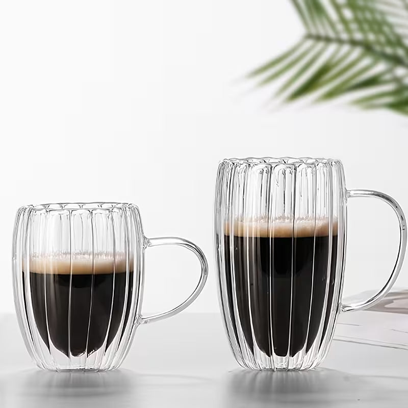 Elegant Clear Glass Cup (450ml)(Each)
