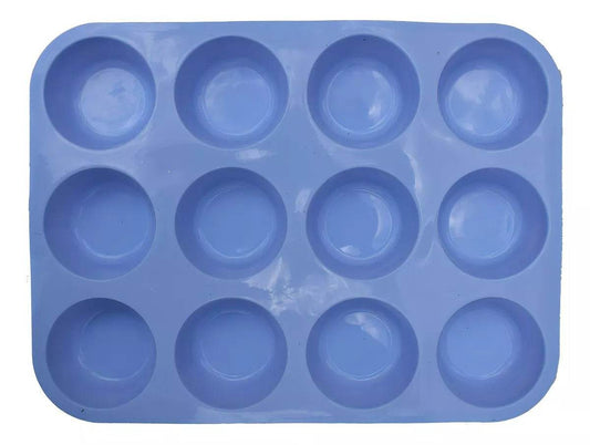 Silicone Cupcake Mold (12 cups)