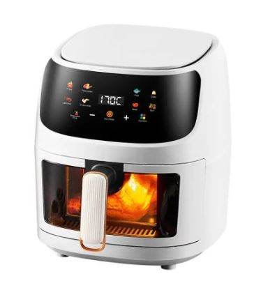 Air Fryer with Clear View Food Basket (8L) - DMC Wholesale