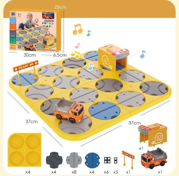 Brain Teaser Puzzles Maze Race Track (Road Works)