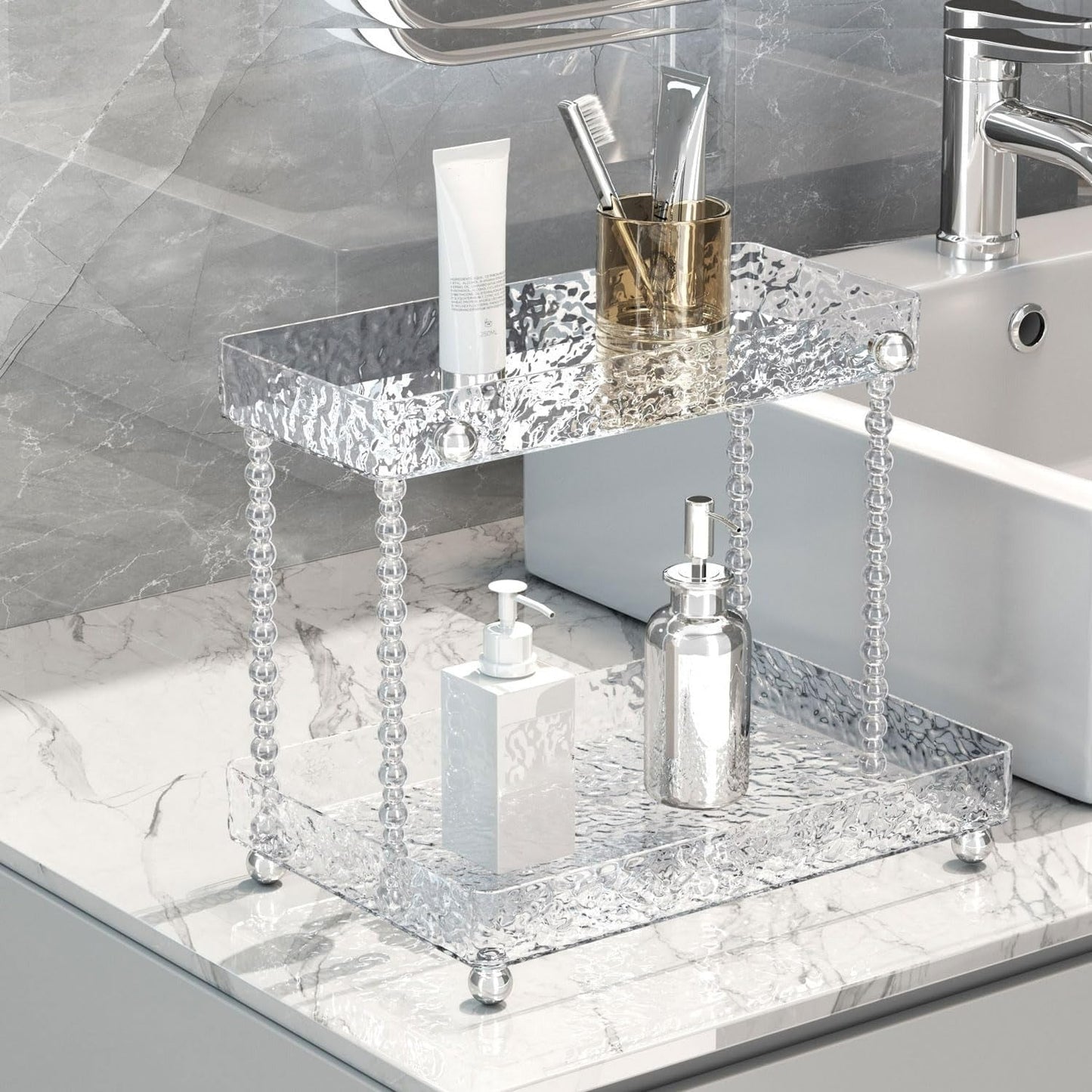 Bathroom Make-Up Organiser (2 Tier)