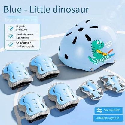 Sports Protective Gear Set With Knee Elbow Wrist - DMC Wholesale