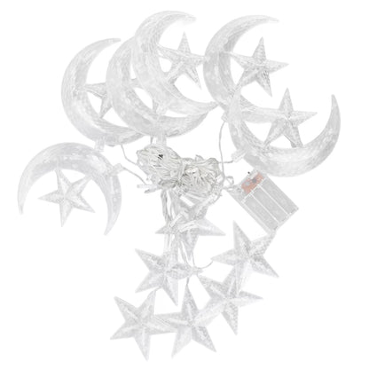 Star On Moon City Battery Operated String Lights (20L)(3M)(Yellow)
