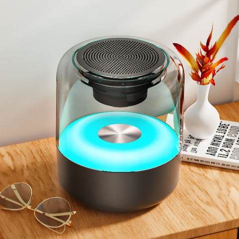 Clear Cube Bluetooth LED Light Speaker
