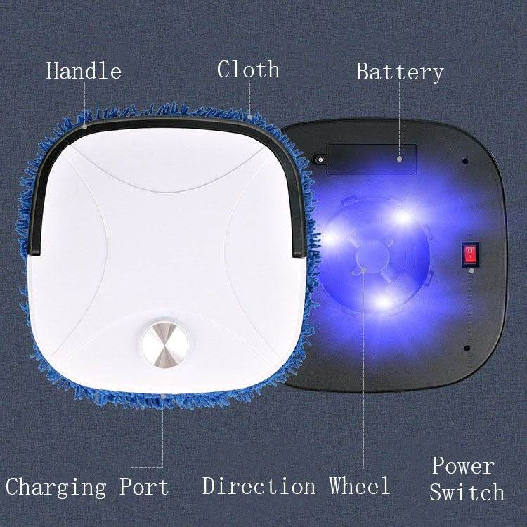 Intelligent Automatic Portable Robot Brush Mopper