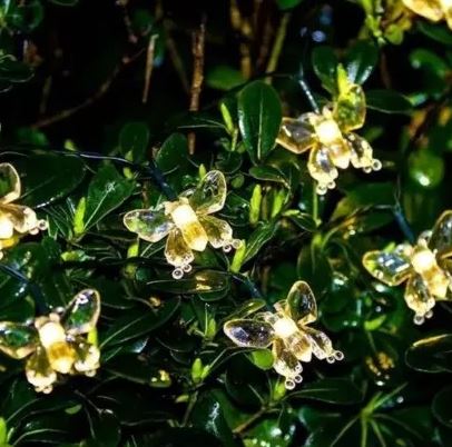 Solar Butterfly String Lights (30L)(6M)(Yellow)