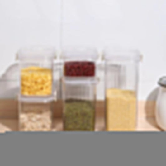 Transparent Dry Food Storage Containers (5 pcs)