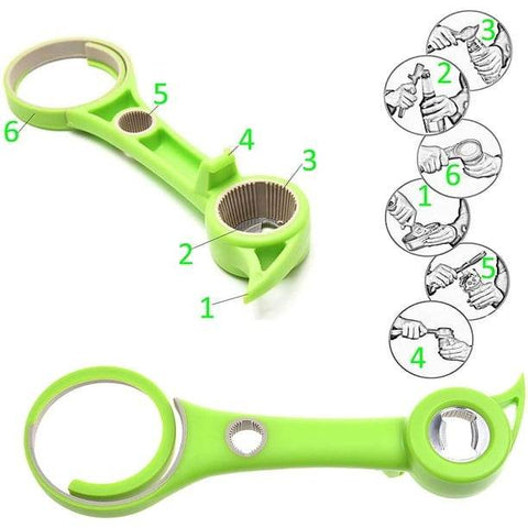6in1 Multifunctional Can Opener - Alt View