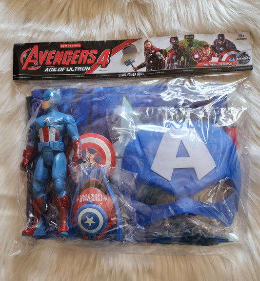 Action Figures with Mask - Captain America