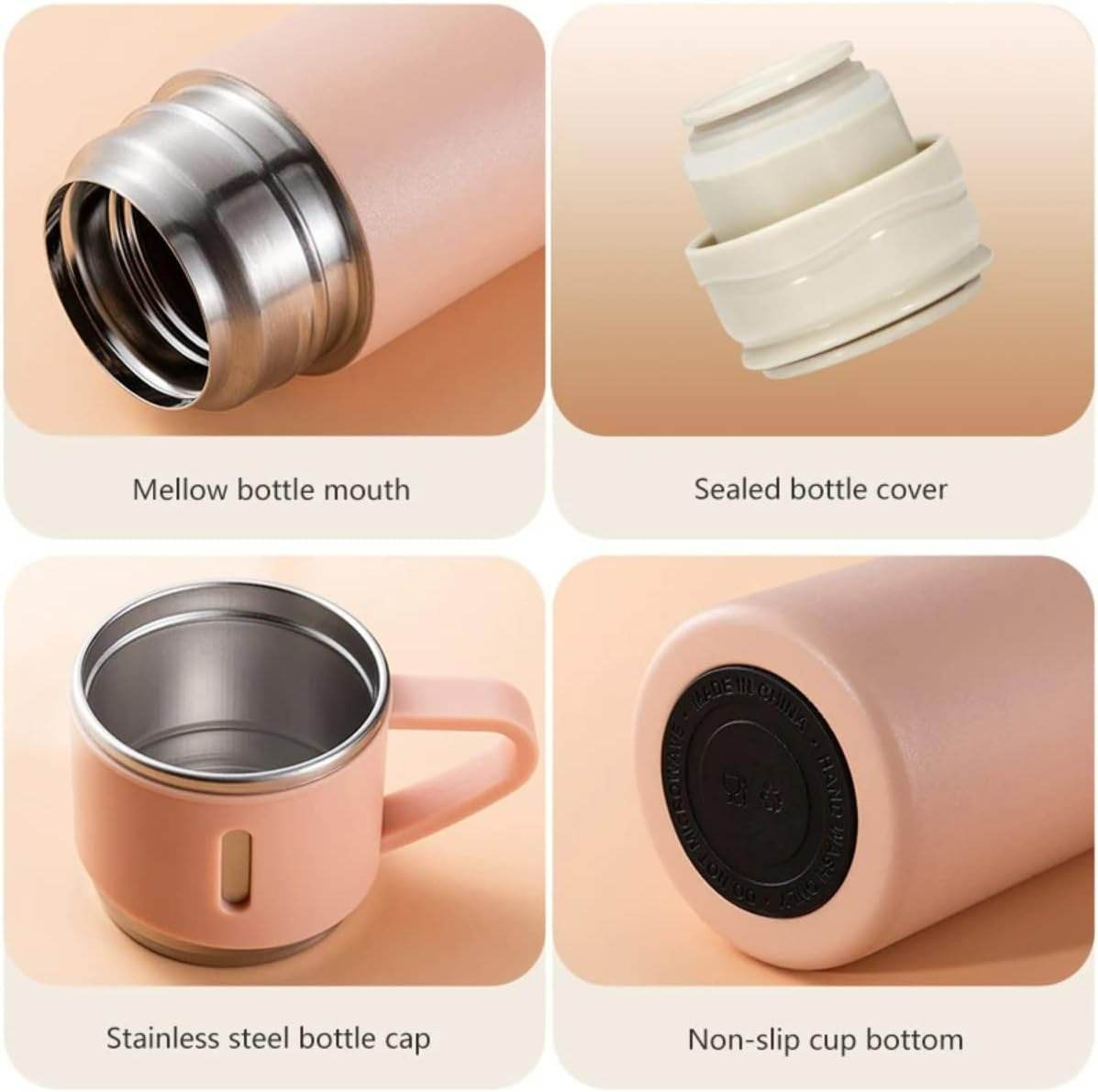 Vacuum Flask set (Pink)