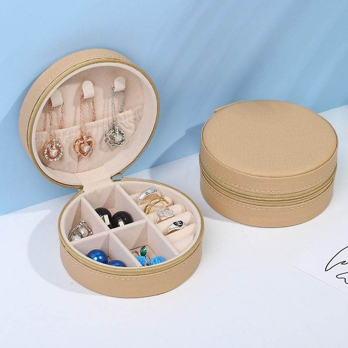Round Jewellery Storage Box