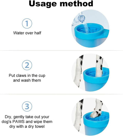 Hand-Held Paw Cleaner