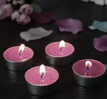 Coloured Tea Light Candles (50 pcs)